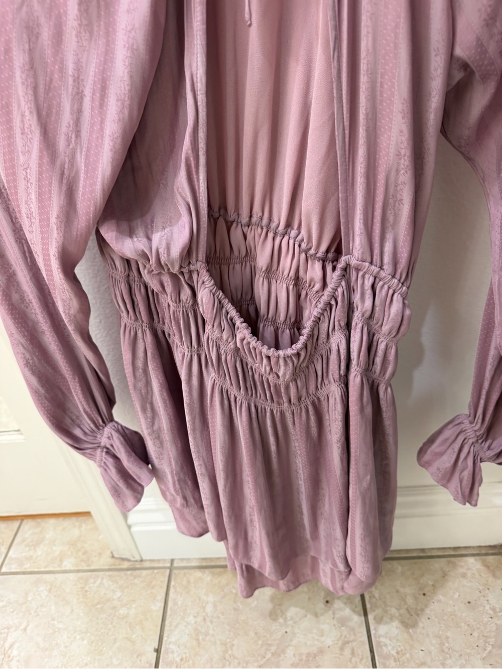 NEW Tularosa Open Back Smocked Dress - Picture 13 of 16